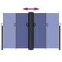 Toldo lateral retráctil azul 160x600 cm de vidaXL, Sombrillas - Ref: Foro24-4004626, Precio: 130,44 €, Descuento: %