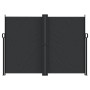 Toldo lateral retráctil negro 180x600 cm de vidaXL, Sombrillas - Ref: Foro24-4004639, Precio: 147,45 €, Descuento: %