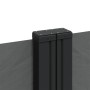 Toldo lateral retráctil gris antracita 200x600 cm de vidaXL, Sombrillas - Ref: Foro24-4004658, Precio: 180,08 €, Descuento: %