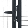 Puerta de malla de jardín acero galvanizado gris 400x150 cm de vidaXL, Puertas de jardín - Ref: Foro24-145777, Precio: 395,69...