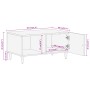 Mesa de centro de madera maciza de mango 80x50x40 cm de vidaXL, Mesas de centro - Ref: Foro24-358252, Precio: 65,62 €, Descue...