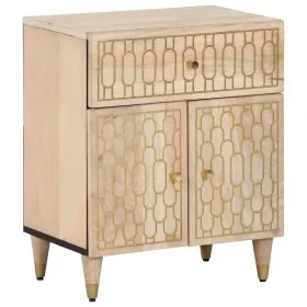 Mesita de noche madera maciza de mango 50x33x60 cm by vidaXL, Nightstands - Ref: Foro24-358259, Price: 90,10 €, Discount: %
