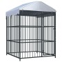 Perrera de exterior con techo 150x150x210 cm de vidaXL, Casetas y cercados para perros - Ref: Foro24-145760, Precio: 346,54 €...
