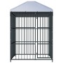 Perrera de exterior con techo 150x150x210 cm de vidaXL, Casetas y cercados para perros - Ref: Foro24-145760, Precio: 346,54 €...