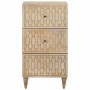 Armario auxiliar madera maciza de mango 40x33x75 cm de vidaXL, Aparadores - Ref: Foro24-358271, Precio: 113,04 €, Descuento: %
