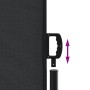 Toldo lateral retráctil negro 160x600 cm de vidaXL, Sombrillas - Ref: Foro24-4004624, Precio: 130,76 €, Descuento: %
