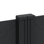 Toldo lateral retráctil negro 160x600 cm de vidaXL, Sombrillas - Ref: Foro24-4004624, Precio: 130,76 €, Descuento: %