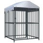 Perrera de exterior con techo 120x120x150 cm de vidaXL, Casetas y cercados para perros - Ref: Foro24-145762, Precio: 254,74 €...