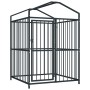 Perrera de exterior con techo 120x120x150 cm de vidaXL, Casetas y cercados para perros - Ref: Foro24-145762, Precio: 254,74 €...