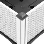 Jardinera con enrejado PP blanco 160x40x142 cm by vidaXL, Pots and planters - Ref: Foro24-367934, Price: 135,44 €, Discount: %