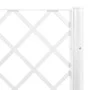 Jardinera con enrejado PP blanco 160x40x142 cm by vidaXL, Pots and planters - Ref: Foro24-367934, Price: 135,44 €, Discount: %