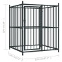 Perrera de exterior con techo 120x120x150 cm de vidaXL, Casetas y cercados para perros - Ref: Foro24-145762, Precio: 254,74 €...