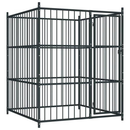 Perrera de exterior 150x150x185 cm de vidaXL, Casetas y cercados para perros - Ref: Foro24-145761, Precio: 337,65 €, Descuent...