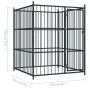 Perrera de exterior 150x150x185 cm de vidaXL, Casetas y cercados para perros - Ref: Foro24-145761, Precio: 337,65 €, Descuent...