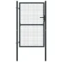 Gartengittertür aus verzinktem Stahl grau 100x200 cm von vidaXL, Gartentore - Ref: Foro24-145773, Preis: 189,32 €, Rabatt: %