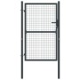 Puerta de malla de jardín acero galvanizado gris 100x200 cm de vidaXL, Puertas de jardín - Ref: Foro24-145773, Precio: 198,02...