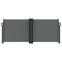 Toldo lateral retráctil gris antracita 100x600 cm by vidaXL, Umbrellas - Ref: Foro24-4004583, Price: 111,89 €, Discount: %