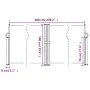 Toldo lateral retráctil gris antracita 100x600 cm by vidaXL, Umbrellas - Ref: Foro24-4004583, Price: 111,89 €, Discount: %