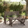 Juego de muebles de jardín 2 piezas madera maciza de abeto de vidaXL, Sofás modulares de exterior - Ref: Foro24-365106, Preci...