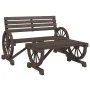 Zweiteiliges Gartenset aus massivem Fichtenholz. von vidaXL, Modulare Sofas für den Außenbereich - Ref: Foro24-365106, Preis:...