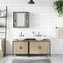 Set de muebles de baño 3 pzas madera contrachapada roble sonoma de vidaXL, Muebles de baño - Ref: Foro24-3214731, Precio: 184...
