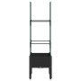 Jardinera con enrejado PP negro 40x40x142,5 cm de vidaXL, Maceteros y jardineras - Ref: Foro24-367948, Precio: 32,26 €, Descu...