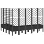Jardinera con enrejado PP negro 200x160x142 cm de vidaXL, Maceteros y jardineras - Ref: Foro24-367943, Precio: 281,35 €, Desc...