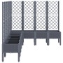 Jardinera con enrejado PP azul gris 200x160x142 cm de vidaXL, Maceteros y jardineras - Ref: Foro24-367941, Precio: 246,02 €, ...