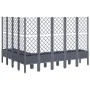 Jardinera con enrejado PP azul gris 200x160x142 cm de vidaXL, Maceteros y jardineras - Ref: Foro24-367941, Precio: 231,32 €, ...