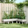 Jardinera con enrejado PP blanco 160x120x142,5 cm de vidaXL, Maceteros y jardineras - Ref: Foro24-367969, Precio: 104,19 €, D...
