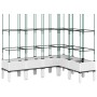 Jardinera con enrejado PP blanco 160x120x142,5 cm de vidaXL, Maceteros y jardineras - Ref: Foro24-367969, Precio: 105,85 €, D...