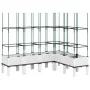Jardinera con enrejado PP blanco 160x120x142,5 cm de vidaXL, Maceteros y jardineras - Ref: Foro24-367969, Precio: 104,19 €, D...
