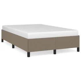 Estructura de cama tela gris taupe 120x190 cm de vidaXL, Camas y somieres - Ref: Foro24-379512, Precio: 93,97 €, Descuento: %