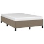 Estructura de cama tela gris taupe 120x190 cm de vidaXL, Camas y somieres - Ref: Foro24-379512, Precio: 95,20 €, Descuento: %
