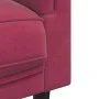 Sofá con cojines 3 plazas terciopelo rojo tinto by vidaXL, Sofas - Ref: Foro24-372646, Price: 272,01 €, Discount: %