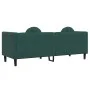 Sofá con cojines 3 plazas terciopelo verde oscuro de vidaXL, Sofás - Ref: Foro24-372644, Precio: 309,51 €, Descuento: %