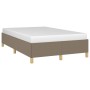 Estructura de cama tela gris taupe 120x190 cm de vidaXL, Camas y somieres - Ref: Foro24-379519, Precio: 90,88 €, Descuento: %