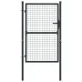Gartengittertor aus grau verzinktem Stahl, 100 x 175 cm von vidaXL, Gartentore - Ref: Foro24-145772, Preis: 164,33 €, Rabatt: %