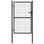 Puerta de malla de jardín acero galvanizado gris 100x175 cm de vidaXL, Puertas de jardín - Ref: Foro24-145772, Precio: 158,67...