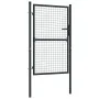 Gartengittertor aus grau verzinktem Stahl, 100 x 175 cm von vidaXL, Gartentore - Ref: Foro24-145772, Preis: 164,33 €, Rabatt: %