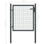 Puerta de malla de jardín acero galvanizado gris 100x125 cm de vidaXL, Puertas de jardín - Ref: Foro24-145771, Precio: 134,82...