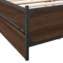 Cama con cajones madera de ingeniería marrón roble 120x200 cm de vidaXL, Camas y somieres - Ref: Foro24-3279941, Precio: 184,...