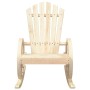 Sillas mecedoras Adirondack 2 uds madera maciza de abeto de vidaXL, Sillas de jardín - Ref: Foro24-3207119, Precio: 294,83 €,...
