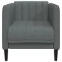 Sillón de tela gris oscuro by vidaXL, Sofas - Ref: Foro24-372596, Price: 122,83 €, Discount: %