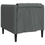 Sillón de tela gris oscuro de vidaXL, Sofás - Ref: Foro24-372596, Precio: 125,28 €, Descuento: %