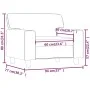 Kunstledersessel in Cremefarbe, 60 cm. von vidaXL, Sofas - Ref: Foro24-359408, Preis: 150,43 €, Rabatt: %