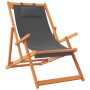 Sillas de playa plegables 2 unidades tela gris de vidaXL, Sillas de jardín - Ref: Foro24-3214482, Precio: 116,41 €, Descuento: %