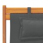 Sillas de playa plegables 2 unidades tela gris de vidaXL, Sillas de jardín - Ref: Foro24-3214482, Precio: 116,41 €, Descuento: %