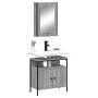 Set de muebles de baño 2 pzas madera contrachapada gris sonoma de vidaXL, Muebles de baño - Ref: Foro24-3214778, Precio: 98,6...