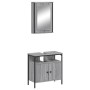 Set de muebles de baño 2 pzas madera contrachapada gris sonoma de vidaXL, Muebles de baño - Ref: Foro24-3214778, Precio: 98,6...